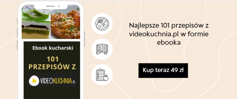 Reklama ebooka 101 przepisów z Videokuchnia